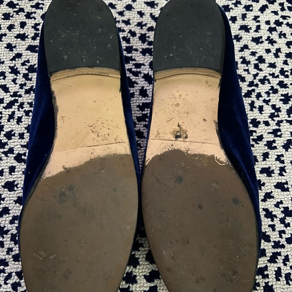 Gucci Jordaan Blue Suede Loafers (resoled bottoms) - Picture 3 of 3